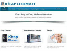 Tablet Screenshot of kitapotomati.com